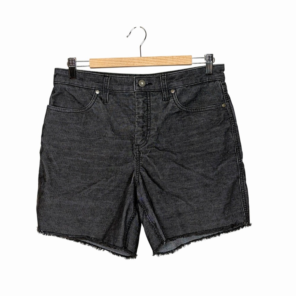 Carve Designs Oahu 6" Shorts Black Womens Size 6 Corduroy High Rise Granola Girl